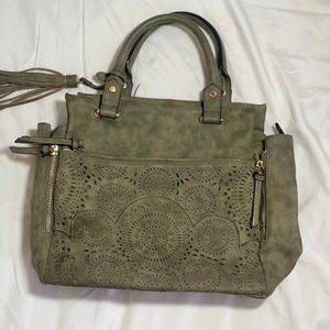 Dark Green/Gray Handbag